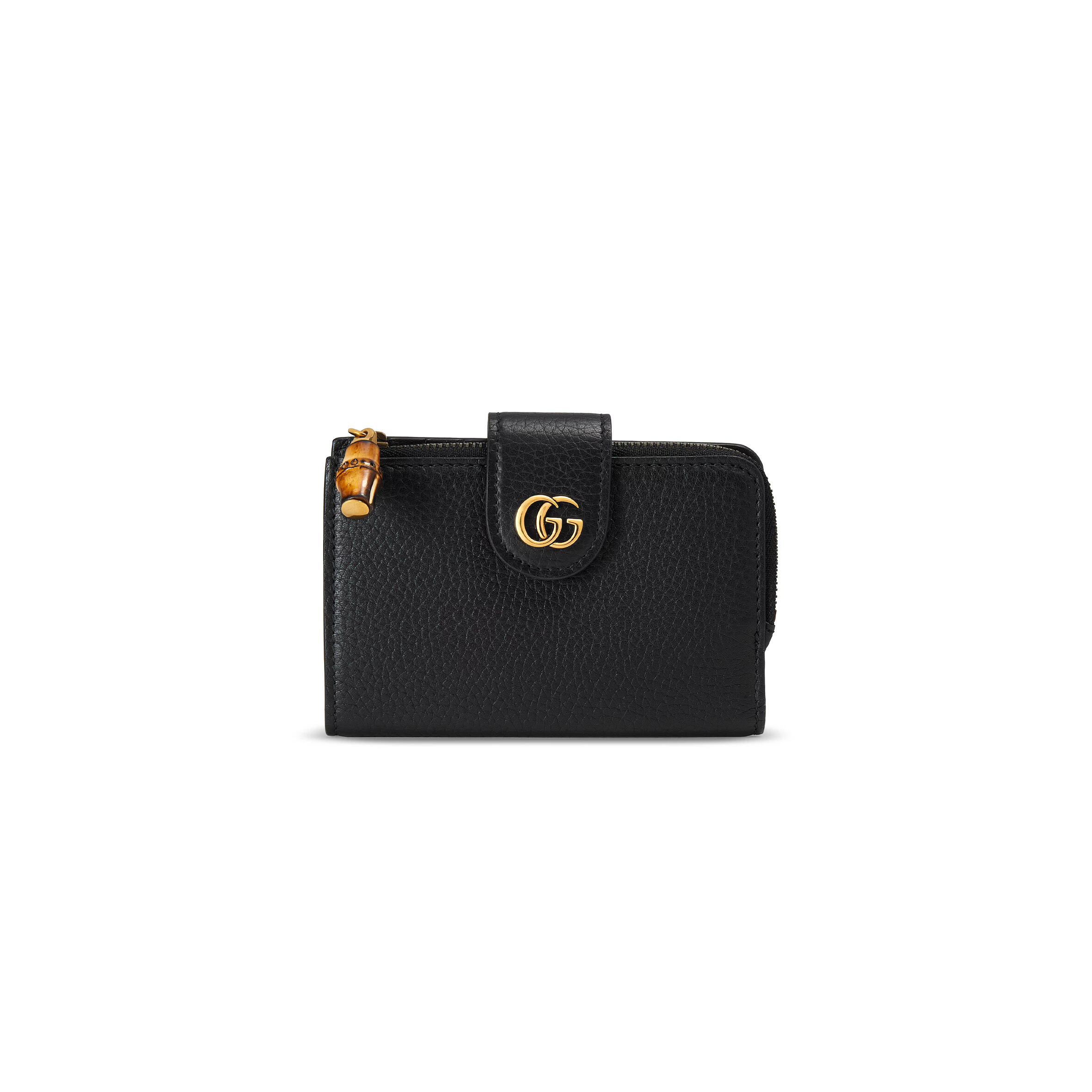 GUCCI MEDIUM DOUBLE G WALLET WITH BAMBOO 739498 (13*8.5*2cm)